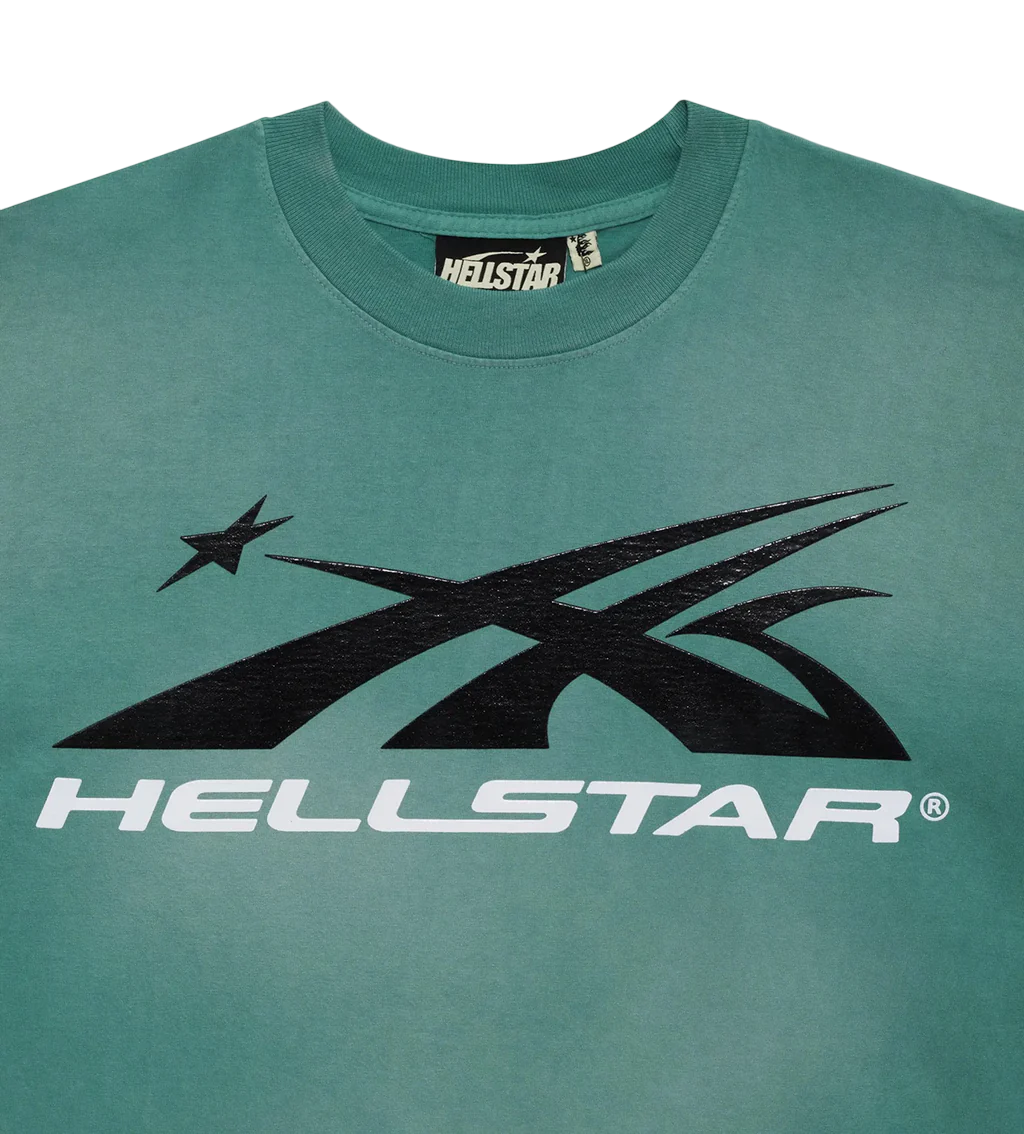 HELLSTAR SPORT LOGO GEL TEE GREEN