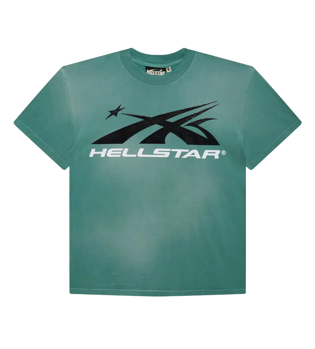 HELLSTAR SPORT LOGO GEL TEE GREEN