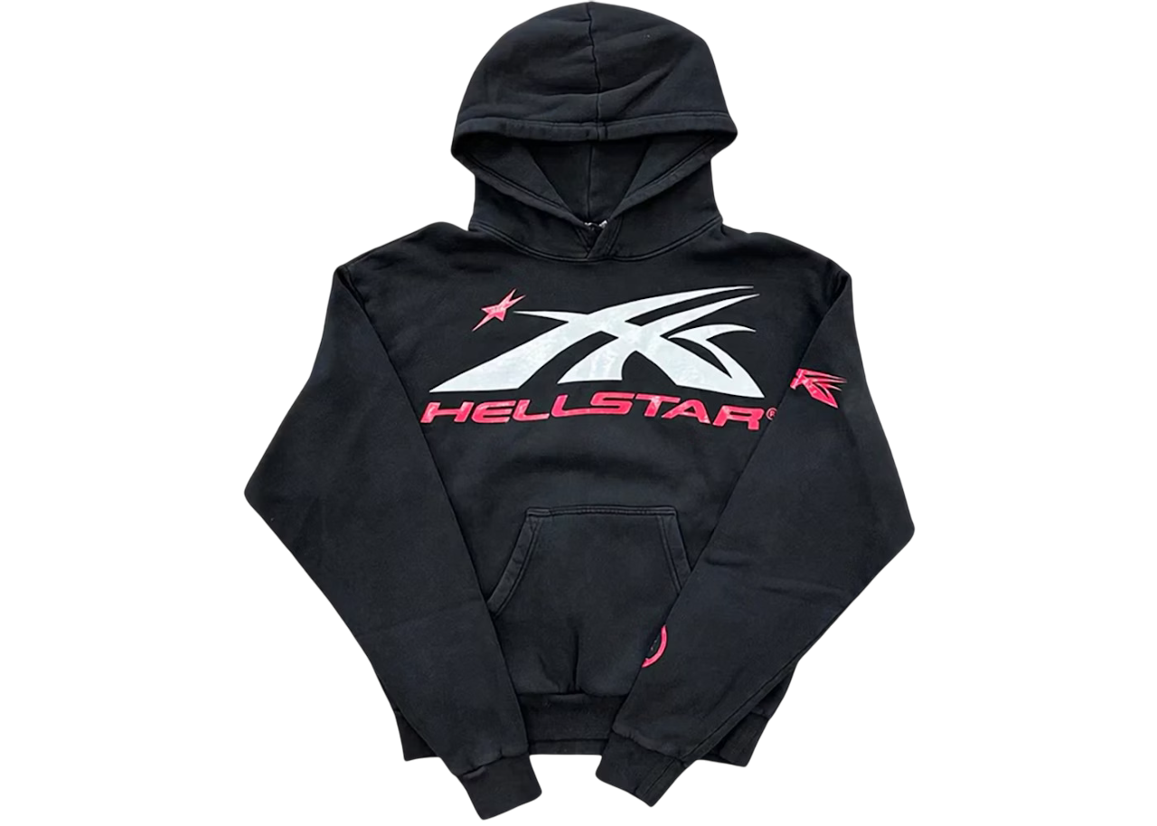 HELLSTAR SPORT LOGO HOODIE BLACK