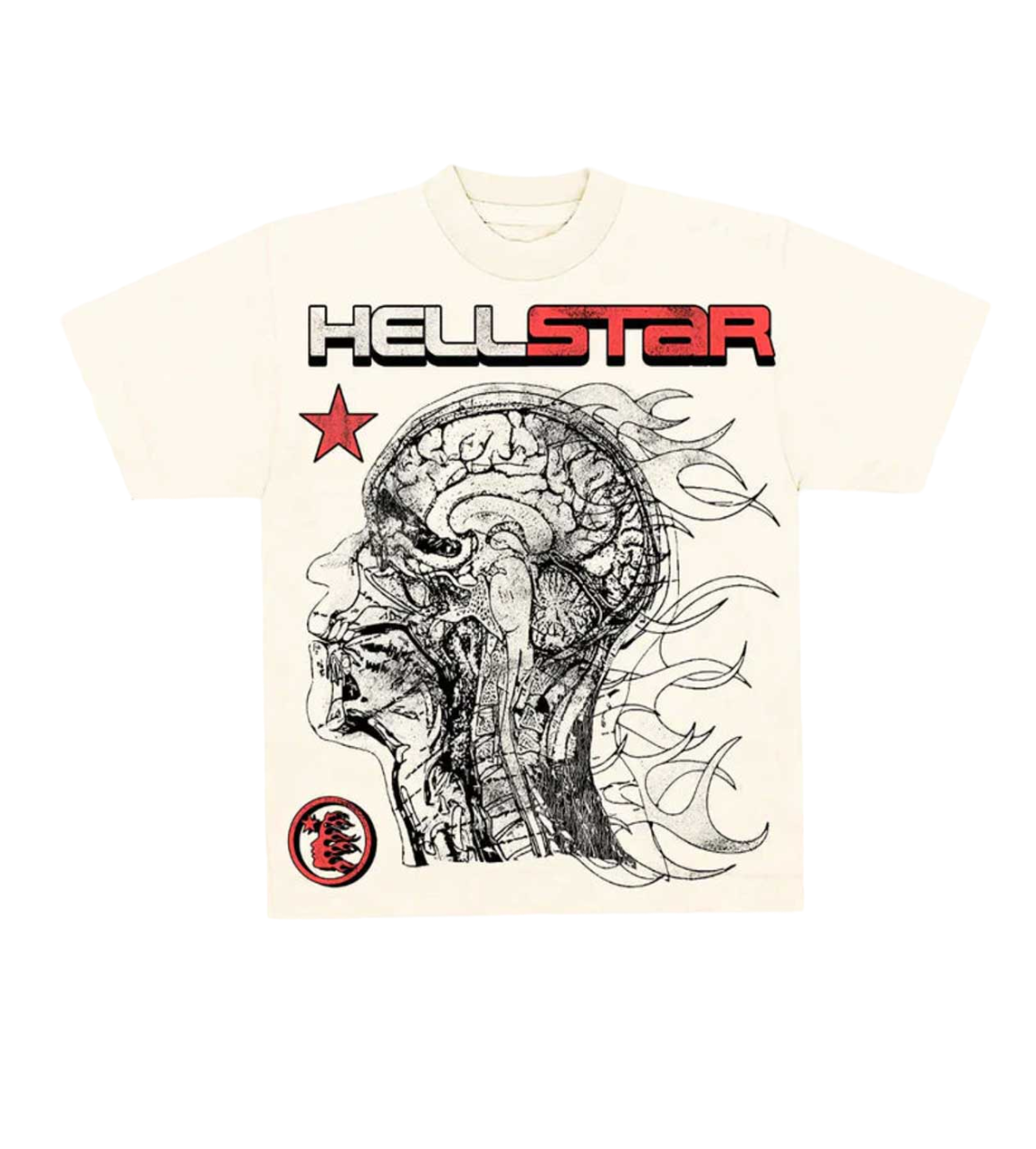 HELLSTAR STUDIOS HUMAN DEVELOPMENT T-SHIRT WHITE