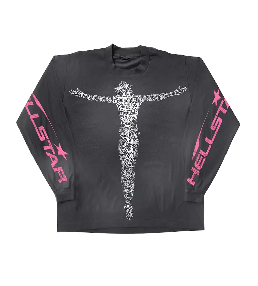HELLSTAR STUDIOS QR CODE CHRIST LONG SLEEVE – The Exotic Vault