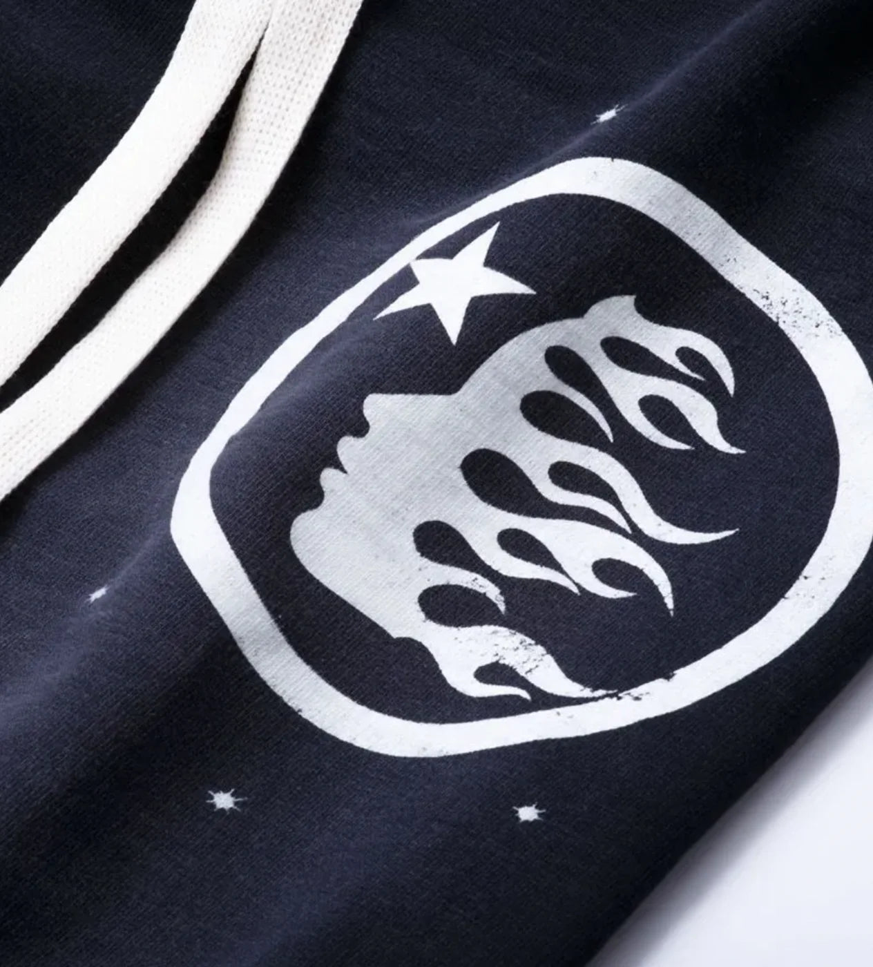 HELLSTAR STUDIOS RACER FLARE SWEATPANTS BLACK