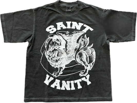 SAINT VANITY GRIFFIN TEE GREY