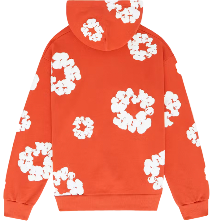 DENIM TEARS THE COTTON WREATH SWEATSHIRT ORANGE