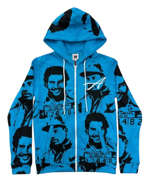 ASAALI AQUA BLUE CARTEL HOODIE