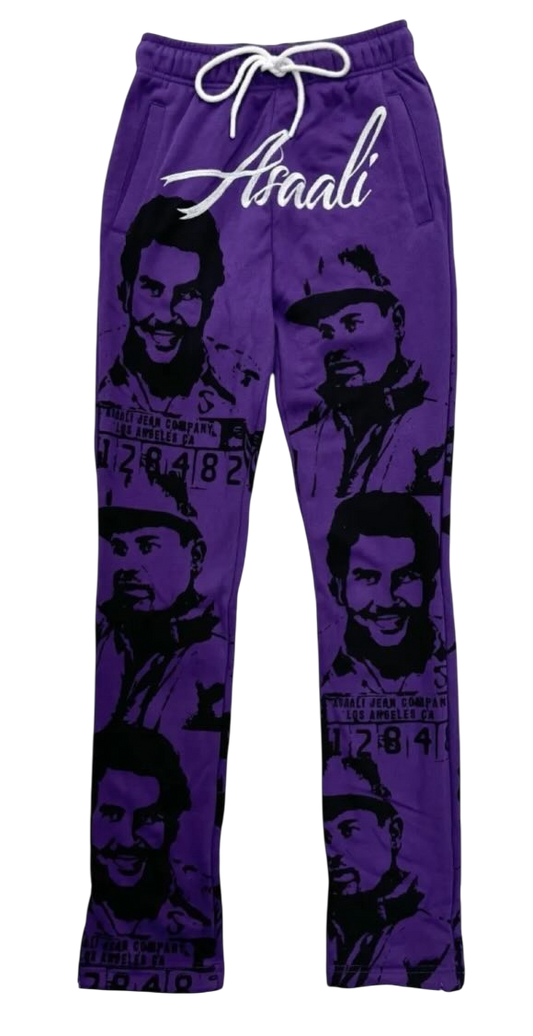 ASAALI PURPLE CARTEL SWEATS