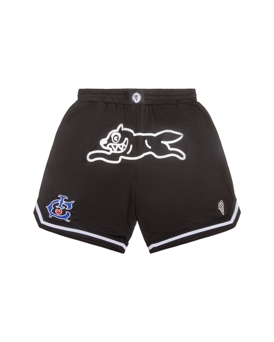 ICECREAM TEAM IC RUNNING DOG BASKETBALL SHORTS BLACK