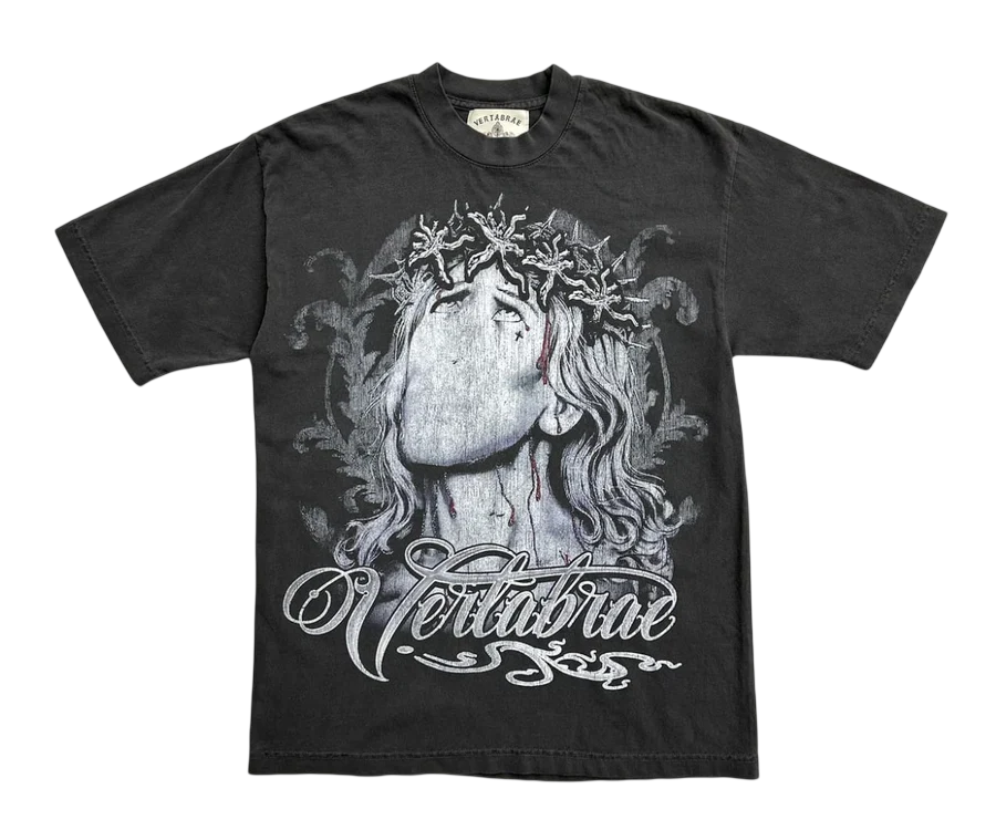 VERTABRAE MOST HIGH T-SHIRT FADED BLACK
