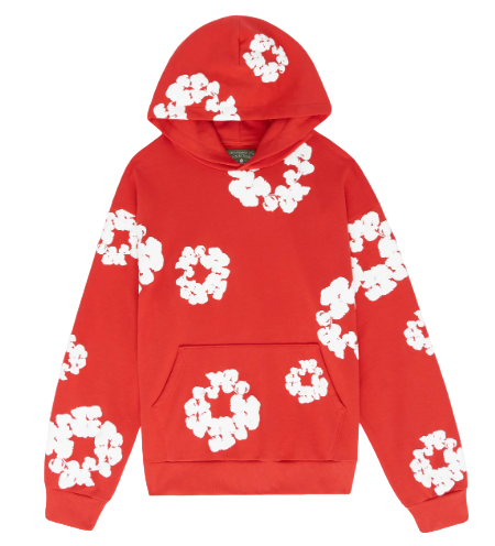 DENIM TEARS THE COTTON WREATH SWEATSHIRT RED