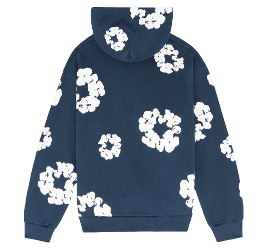 DENIM TEARS THE COTTON WREATH SWEATSHIRT NAVY BLUE