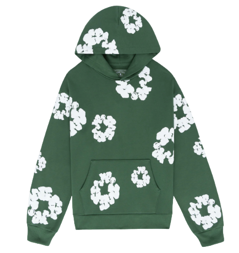 DENIM TEARS THE COTTON WREATH SWEATSHIRT GREEN