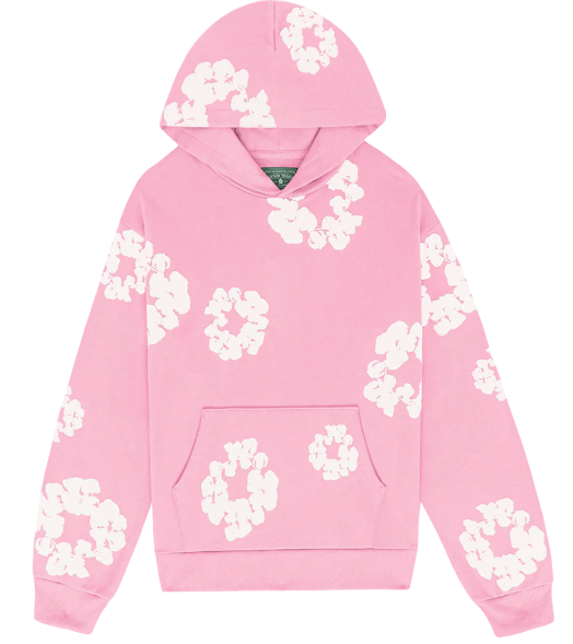 DENIM TEARS THE COTTON WREATH SWEATSHIRT PINK