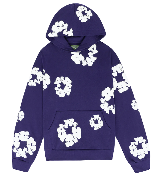 DENIM TEARS THE COTTON WREATH SWEATSHIRT PURPLE