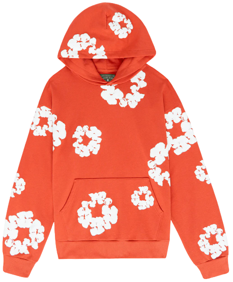 DENIM TEARS THE COTTON WREATH SWEATSHIRT ORANGE