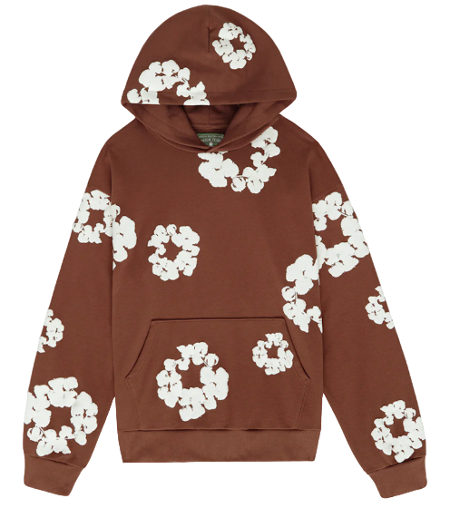 DENIM TEARS THE COTTON WREATH SWEATSHIRT BROWN