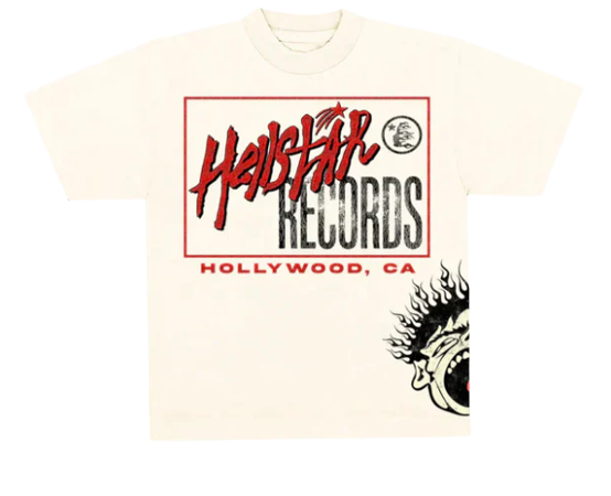 HELLSTAR RECORDS T-SHIRT WHITE