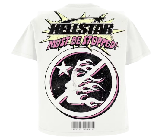 HELLSTAR BREAKING NEWS T-SHIRT WHITE