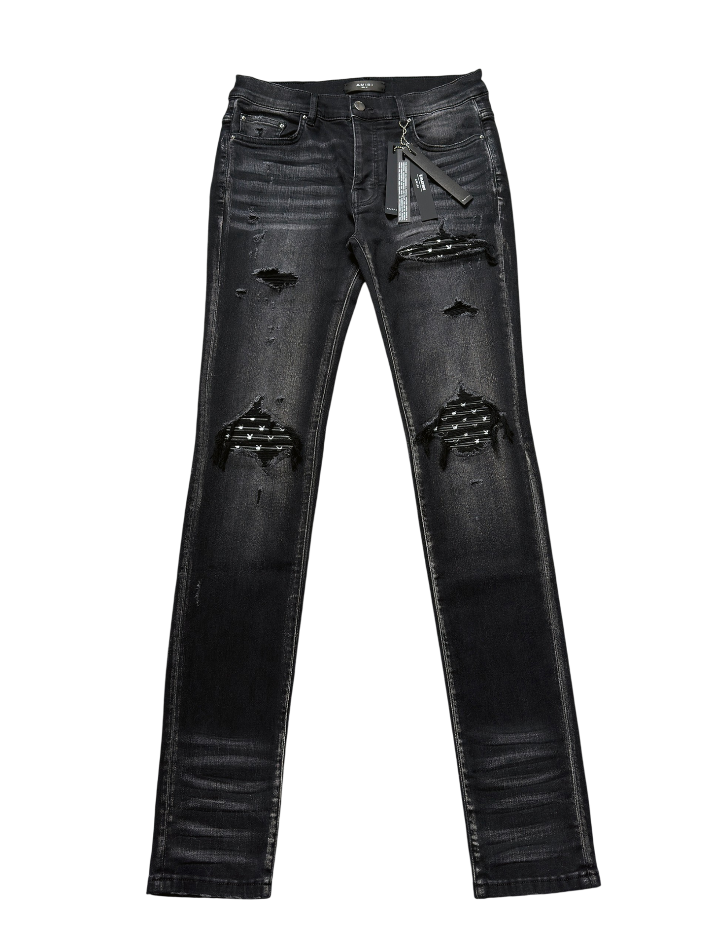 AMIRI MX1 PLAYBOY BLACK JEANS