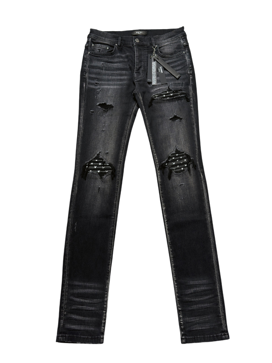 AMIRI MX1 PLAYBOY BLACK JEANS