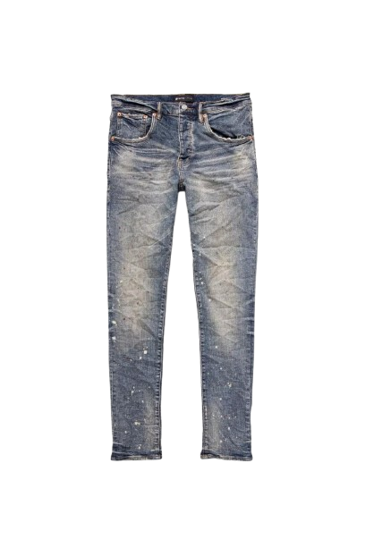 PURPLE BRAND JEANS VINTAGE SPOTTED INDIGO P002