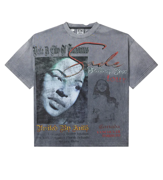 VALE FOREVER THRASHED VALLEY TOUR SADE TEE GREY