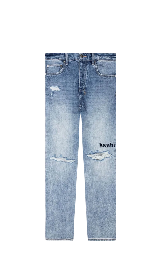 KSUBI CHITCH SELF REPAIR DENIM JEANS
