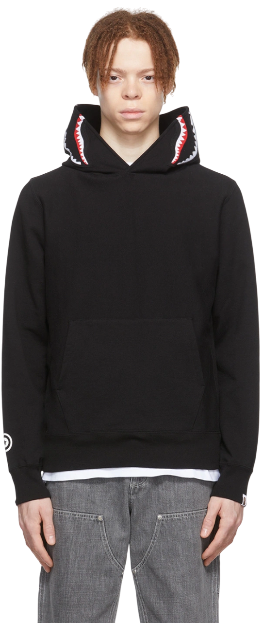 BAPE PONR BLACK PULLOVER HOODIE