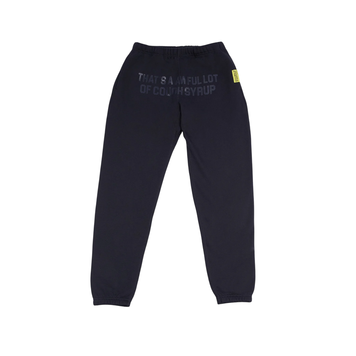 THATS AN AWFUL LOT OF COUGHB SYRUP BLACK TONAL CLASSIC SWEATPANTS