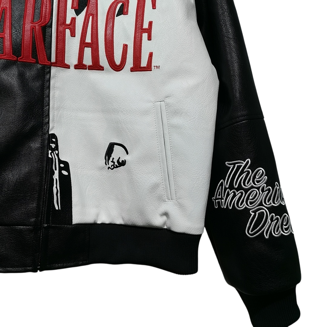 SCARFACE LEATHER JACKET