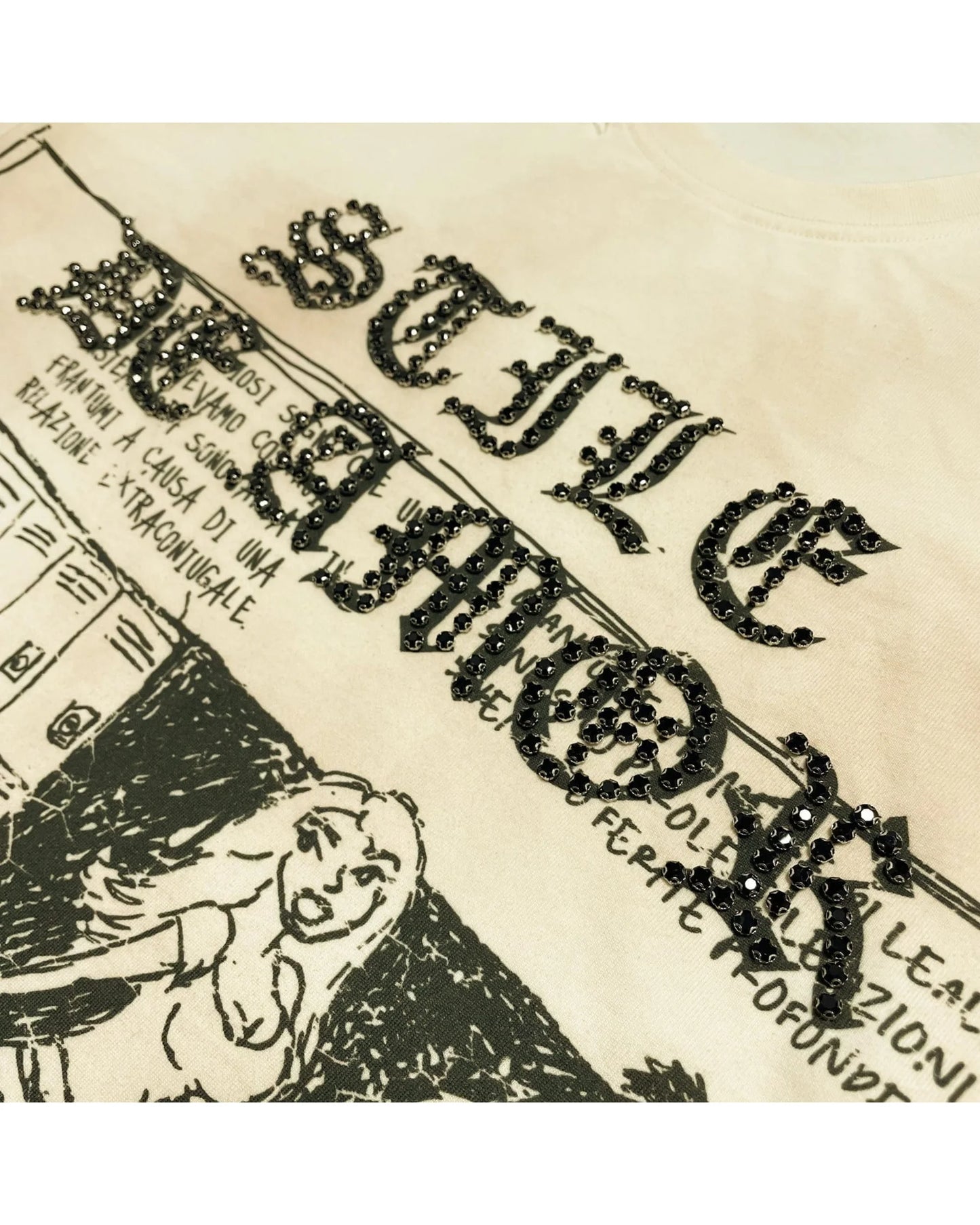 STILE DE AMOR MAGIA STONE TEE CREAM