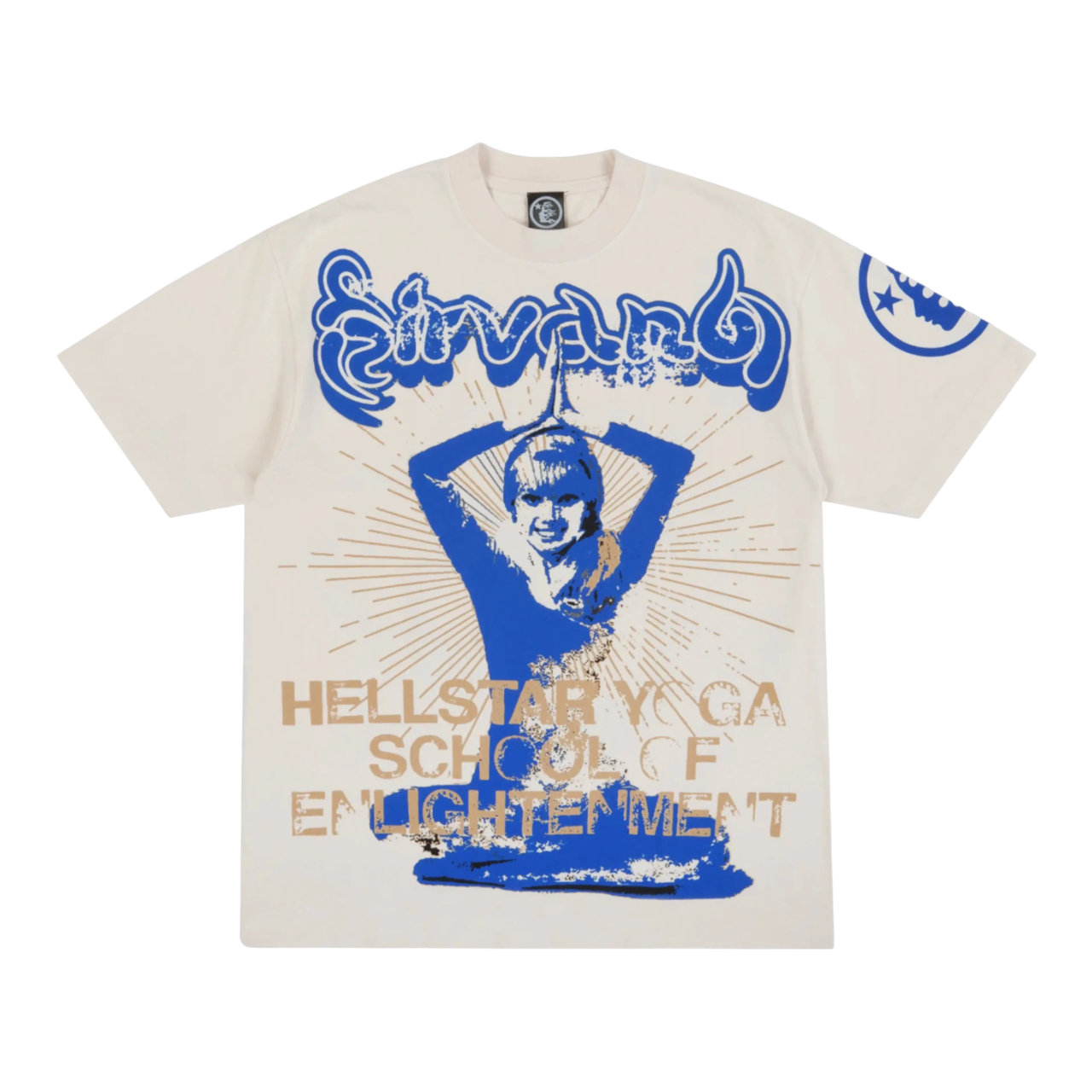 HELLSTAR STUDIOS YOGA T-SHIRT WHITE