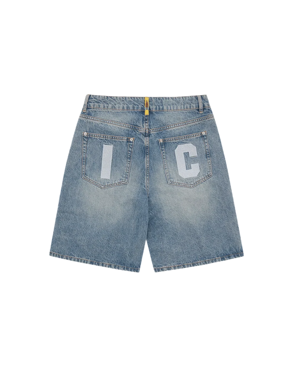 ICE CREAM RUNNING DOG DENIM SHORTS BLUE