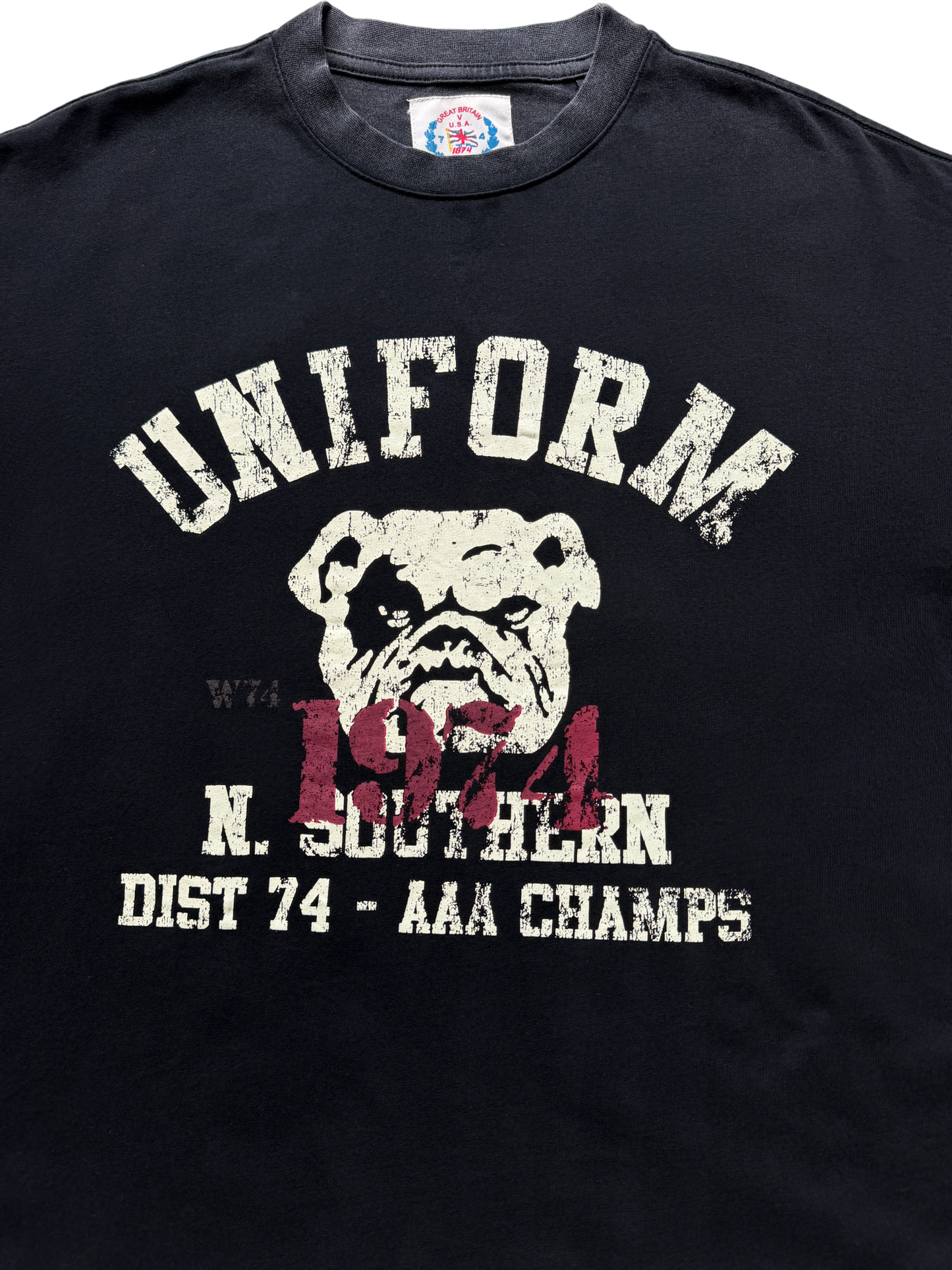 SEVENTYFOURISWAR BULLDOG DOUBLE LAYER LONGSLEEVE