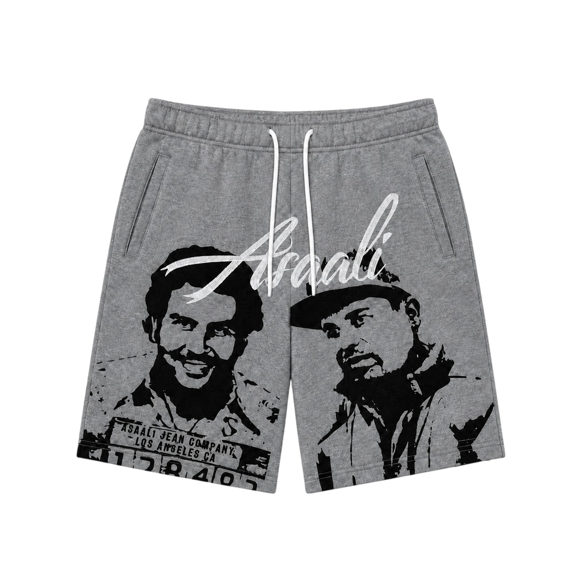 ASAALI OG CARTEL SHORTS GREY