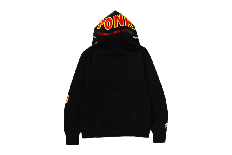 BAPE PONR BLACK PULLOVER HOODIE