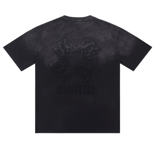 AMIRI MA QUAD OVERSIZED TEE - BLACK