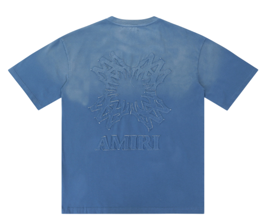 AMIRI MA QUAD OVERSIZED TEE - DARK INDIGO