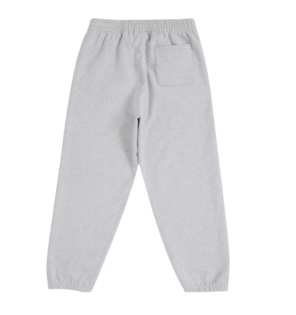 SUPREME SATIN APPLIQUE SWEATPANTS FW24 HEATHER GREY