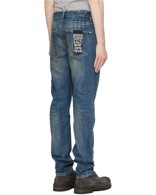 KSUBI BLUE CHITCH GASOLINE JEANS