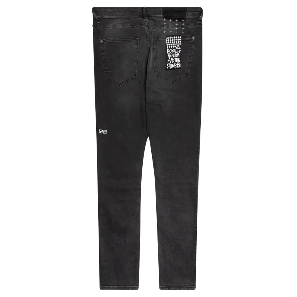 KSUBI VAN WINKLE BLACK DENIM