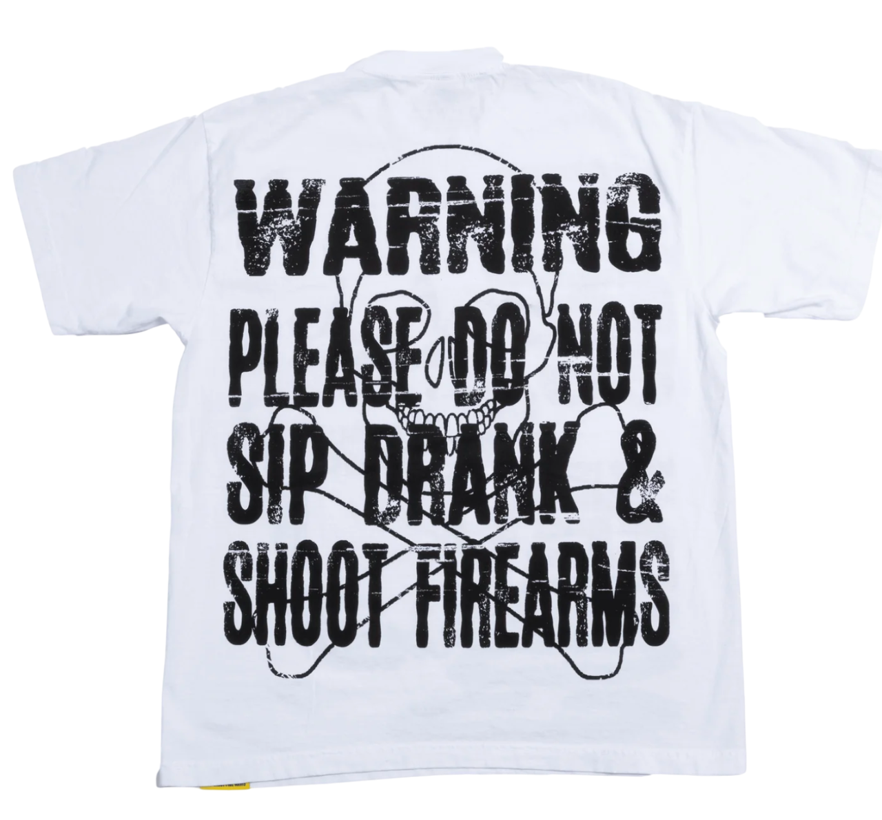 THATS AN AWFUL LOT OF COUGH SYRUP "Warning" TEE WHITE