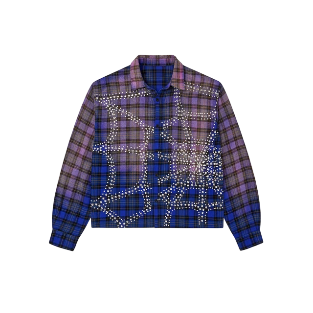 VALE FOREVER BLUE INFERNO FLANNEL