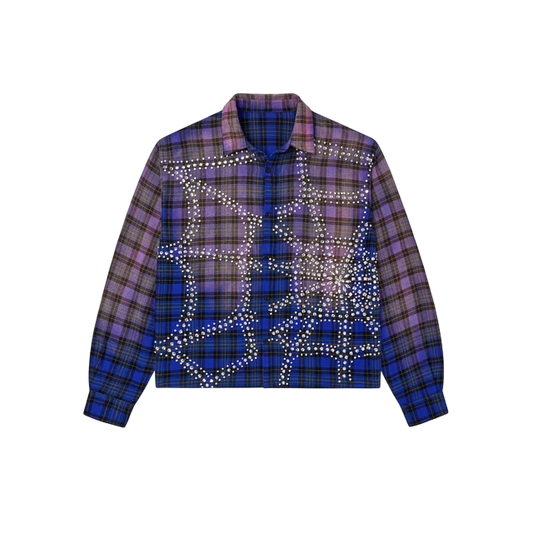 VALE FOREVER BLUE INFERNO FLANNEL