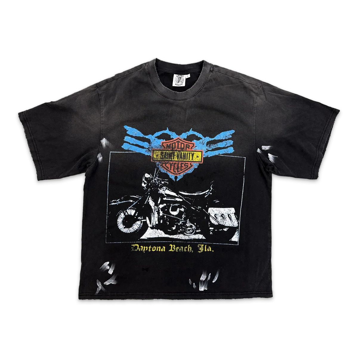 SAINT VANITY BIKE WEEK TEE 'VINTAGE BLACK'