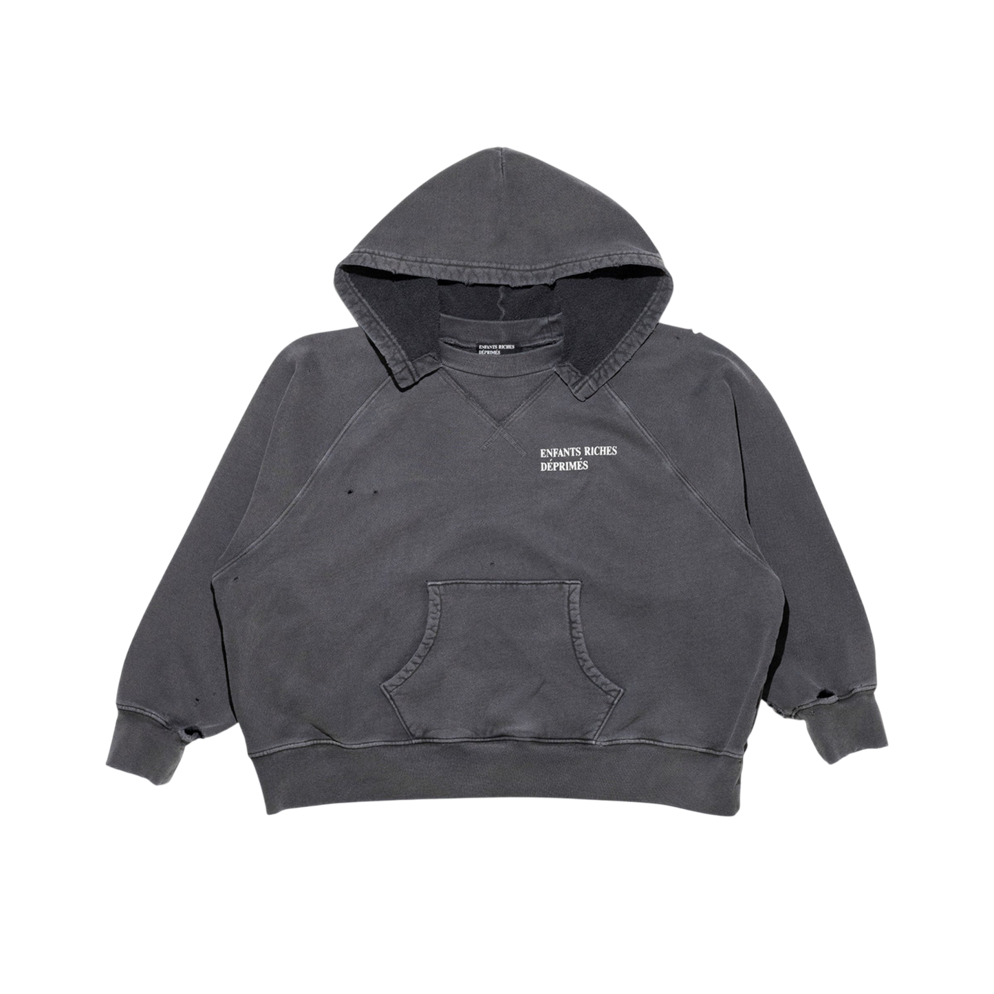 ERD LOGO RAGLAN HOODIE ANTIQUE BLACK