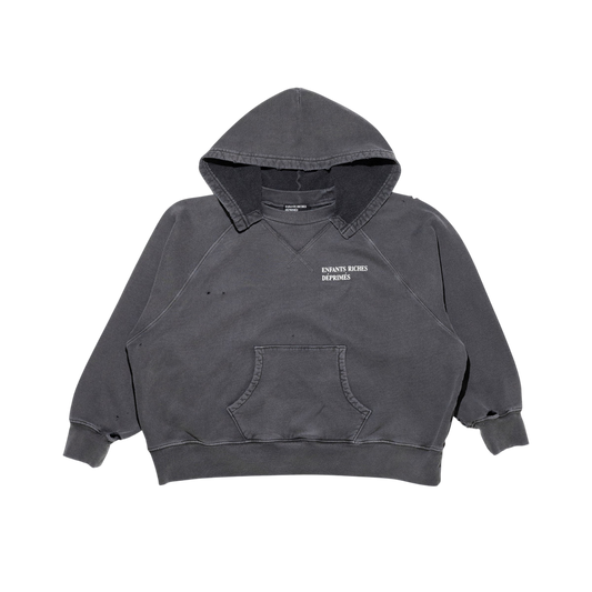 ERD LOGO RAGLAN HOODIE ANTIQUE BLACK